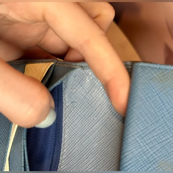 Prada Saffiano Leather Compact Wallet - Picture 15 of 15